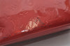 Authentic Louis Vuitton Vernis Reade PM Hand Bag Red M91088 LV 3681I