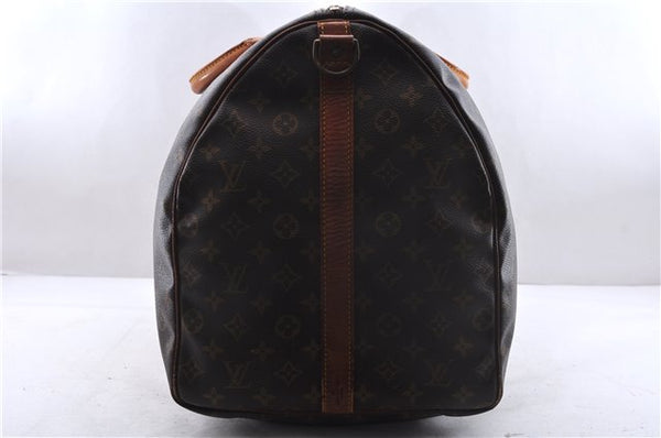 Authentic Louis Vuitton Monogram Keepall Bandouliere 60 M41412 Boston Bag 3686E