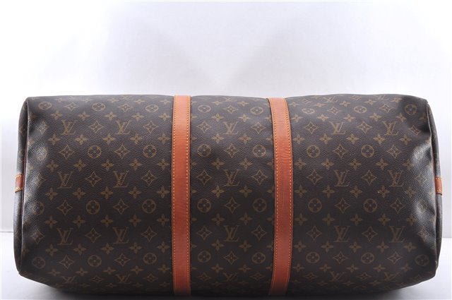 Authentic Louis Vuitton Monogram Keepall Bandouliere 60 M41412 Boston Bag 3686E