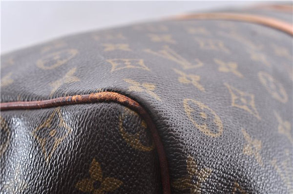 Authentic Louis Vuitton Monogram Keepall Bandouliere 60 M41412 Boston Bag 3686E