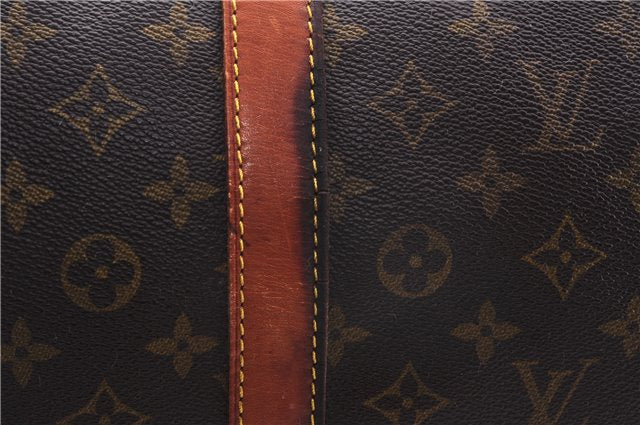 Authentic Louis Vuitton Monogram Keepall Bandouliere 60 M41412 Boston Bag 3686E