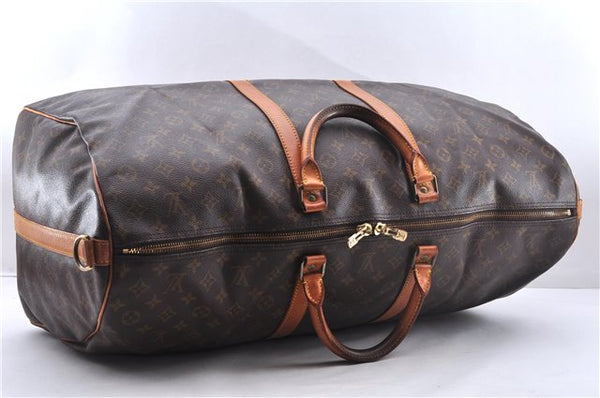 Auth Louis Vuitton Monogram Keepall Bandouliere 60 Boston Bag M41412 LV 3687E