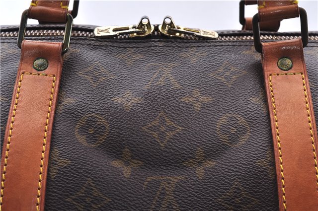 Auth Louis Vuitton Monogram Keepall Bandouliere 60 Boston Bag M41412 LV 3687E