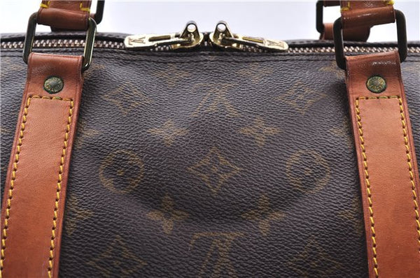Auth Louis Vuitton Monogram Keepall Bandouliere 60 Boston Bag M41412 LV 3687E