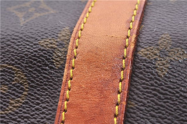 Auth Louis Vuitton Monogram Keepall Bandouliere 60 Boston Bag M41412 LV 3687E