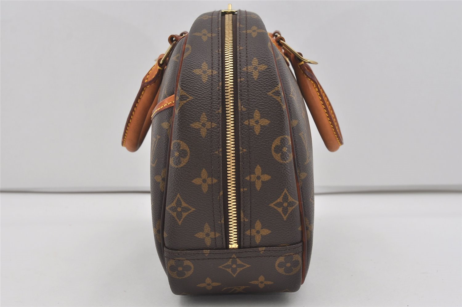 Authentic Louis Vuitton Monogram Trouville Hand Bag Purse M42228 LV 3687I