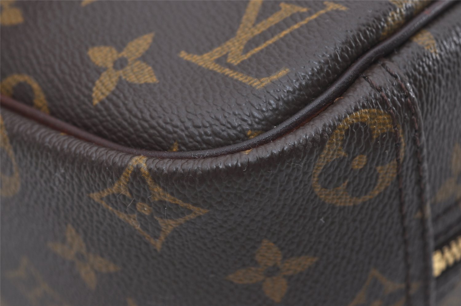 Authentic Louis Vuitton Monogram Trouville Hand Bag Purse M42228 LV 3687I