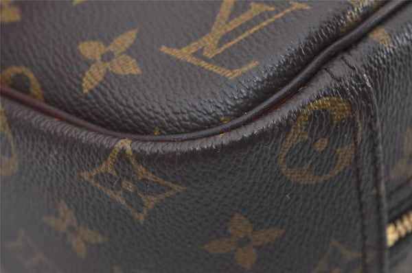 Authentic Louis Vuitton Monogram Trouville Hand Bag Purse M42228 LV 3687I