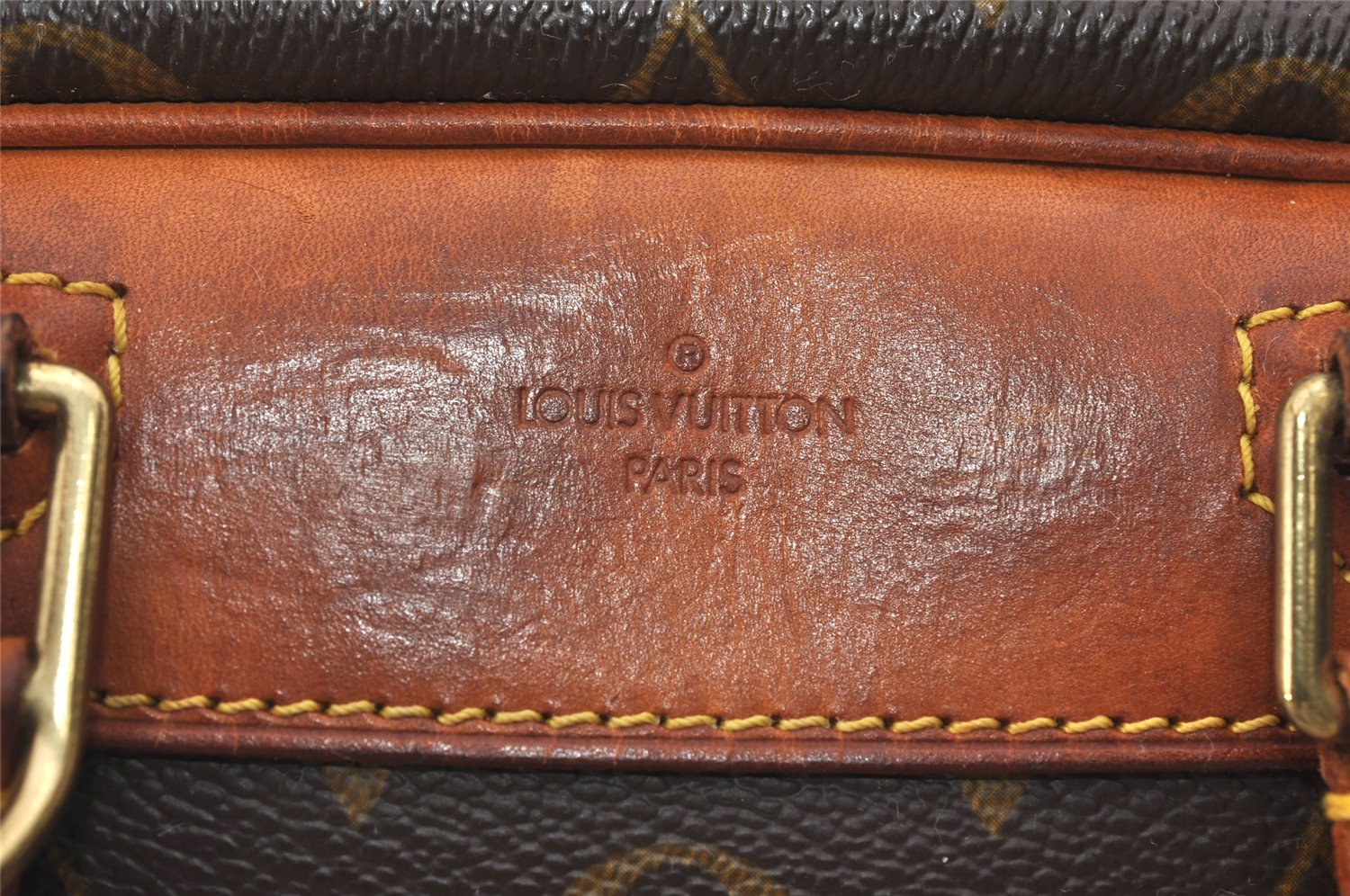 Authentic Louis Vuitton Monogram Trouville Hand Bag Purse M42228 LV 3687I