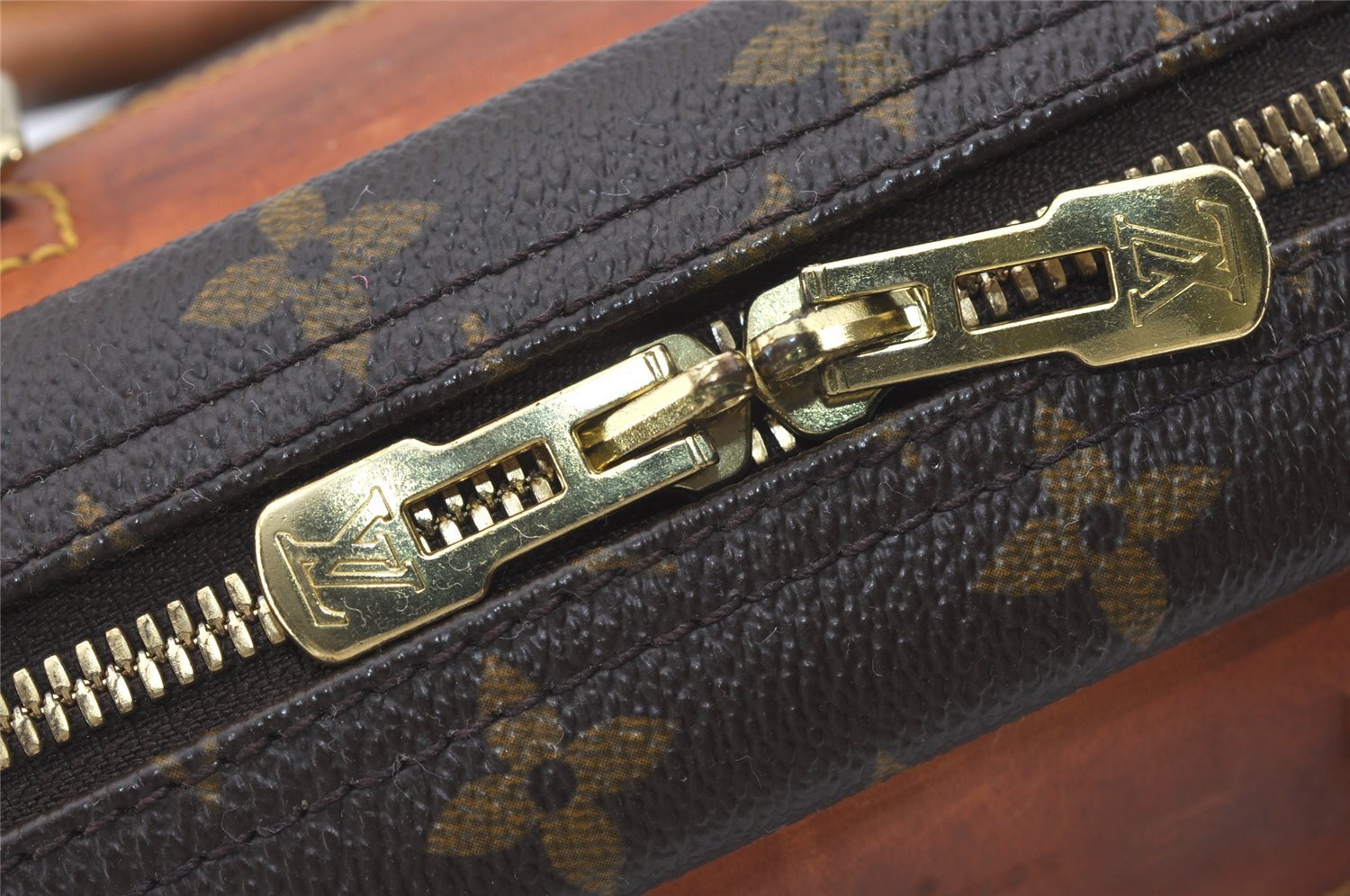 Authentic Louis Vuitton Monogram Trouville Hand Bag Purse M42228 LV 3687I