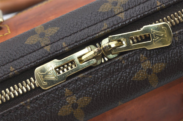 Authentic Louis Vuitton Monogram Trouville Hand Bag Purse M42228 LV 3687I