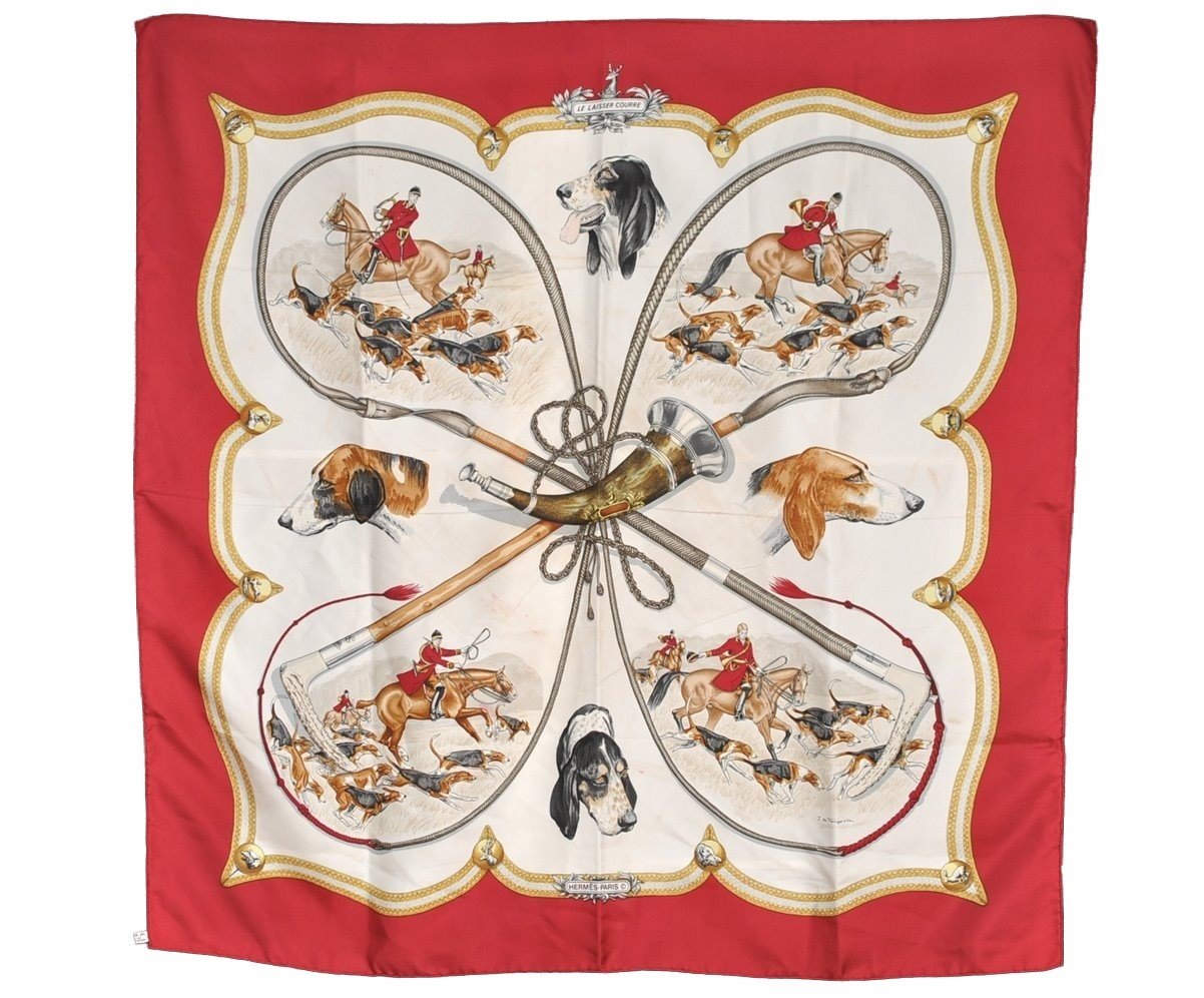 Authentic HERMES Carre 90 Scarf 