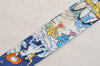 Authentic HERMES Twilly Scarf "Sur Mon Nuage" Silk Blue 3691I