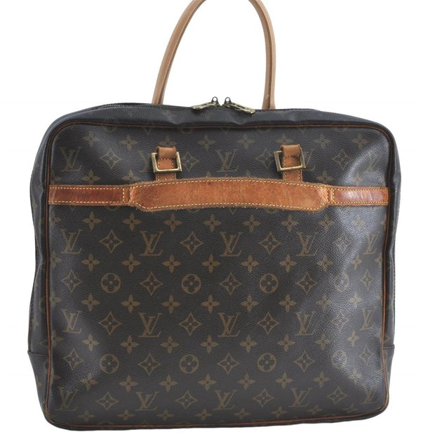 Auth Louis Vuitton Monogram Porte Documents Pegase Briefcase M53343 Junk 3694B