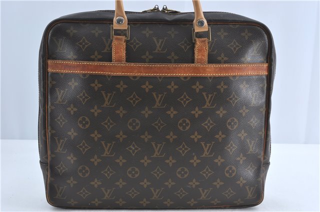 Auth Louis Vuitton Monogram Porte Documents Pegase Briefcase M53343 Junk 3694B
