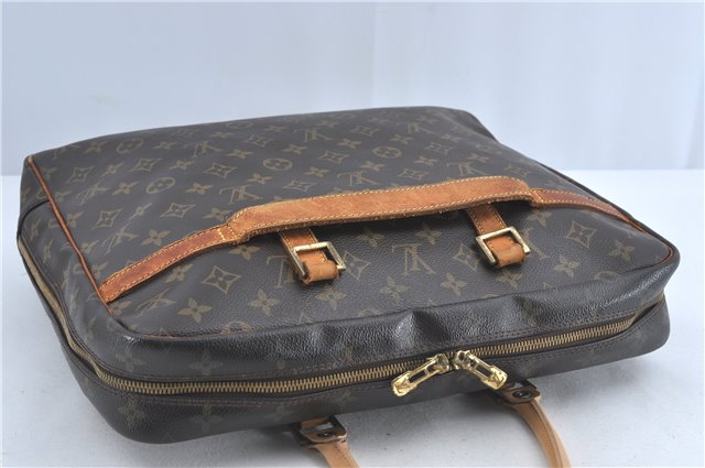 Auth Louis Vuitton Monogram Porte Documents Pegase Briefcase M53343 Junk 3694B