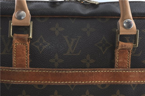 Auth Louis Vuitton Monogram Porte Documents Pegase Briefcase M53343 Junk 3694B