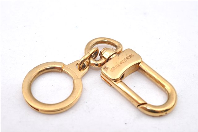 Authentic LOUIS VUITTON Charm Key Chain Anokre Gold M62694 LV 3695C