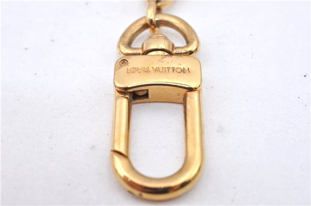 Authentic LOUIS VUITTON Charm Key Chain Anokre Gold M62694 LV 3695C