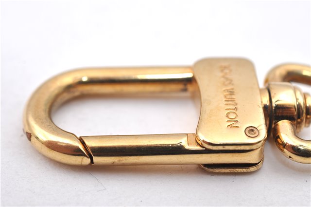 Authentic LOUIS VUITTON Charm Key Chain Anokre Gold M62694 LV 3695C