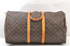 Authentic Louis Vuitton Monogram Keepall 55 Travel Boston Bag M41424 LV 3695F