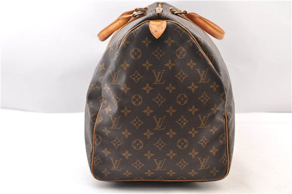 Authentic Louis Vuitton Monogram Keepall 55 Travel Boston Bag M41424 LV 3695F