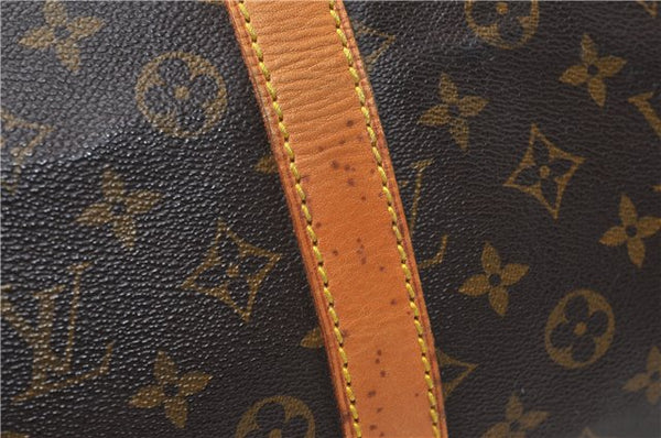 Authentic Louis Vuitton Monogram Keepall 55 Travel Boston Bag M41424 LV 3695F