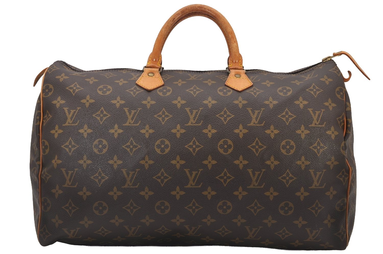 Authentic Louis Vuitton Monogram Speedy 40 Hand Boston Bag M41522 LV 3695I