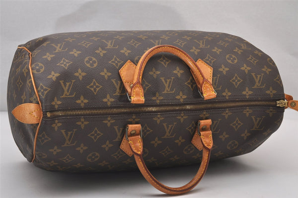 Authentic Louis Vuitton Monogram Speedy 40 Hand Boston Bag M41522 LV 3695I