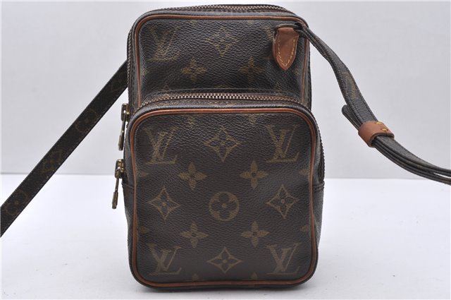 Auth Louis Vuitton Monogram Mini Amazone Shoulder Cross Body Bag M45238 LV 3696D