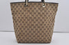 Authentic GUCCI Vintage Shoulder Tote Bag GG Canvas Leather 0021098 Brown 3697I