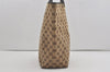 Authentic GUCCI Vintage Shoulder Tote Bag GG Canvas Leather 0021098 Brown 3697I