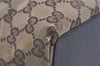 Authentic GUCCI Vintage Shoulder Tote Bag GG Canvas Leather 0021098 Brown 3697I