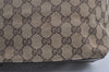Authentic GUCCI Vintage Shoulder Tote Bag GG Canvas Leather 0021098 Brown 3697I