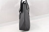 Authentic GUCCI Vintage Shoulder Tote Bag Purse Leather Black 3698I