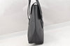 Authentic GUCCI Vintage Shoulder Tote Bag Purse Leather Black 3698I