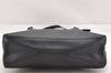 Authentic GUCCI Vintage Shoulder Tote Bag Purse Leather Black 3698I