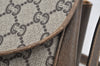 Authentic GUCCI GG Plus Shoulder Cross Body Bag PVC Leather Brown Junk 3699I