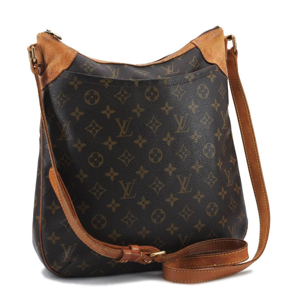 Auth Louis Vuitton Monogram Odeon MM Shoulder Cross Body Bag M56389 LV 3701C