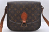 Auth Louis Vuitton Monogram Saint Cloud GM Shoulder Cross Bag M51242 LV 3704D