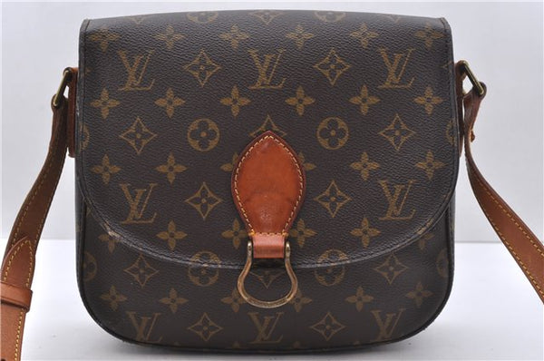 Auth Louis Vuitton Monogram Saint Cloud GM Shoulder Cross Bag M51242 LV 3704D