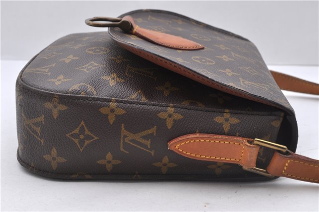 Auth Louis Vuitton Monogram Saint Cloud GM Shoulder Cross Bag M51242 LV 3704D