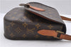 Auth Louis Vuitton Monogram Saint Cloud GM Shoulder Cross Bag M51242 LV 3704D