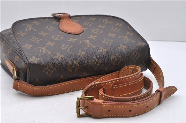 Auth Louis Vuitton Monogram Saint Cloud GM Shoulder Cross Bag M51242 LV 3704D
