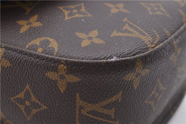 Auth Louis Vuitton Monogram Saint Cloud GM Shoulder Cross Bag M51242 LV 3704D