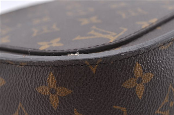 Auth Louis Vuitton Monogram Saint Cloud GM Shoulder Cross Bag M51242 LV 3704D