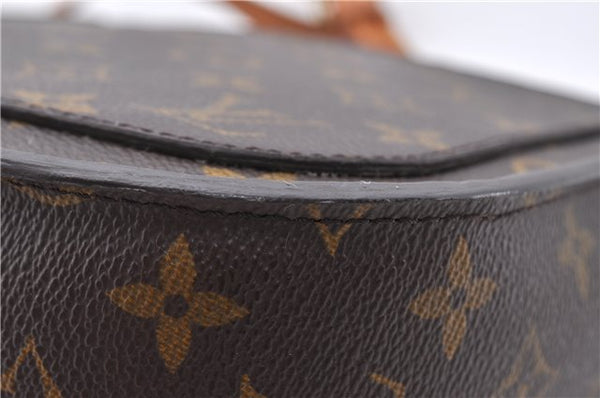 Auth Louis Vuitton Monogram Saint Cloud GM Shoulder Cross Bag M51242 LV 3704D