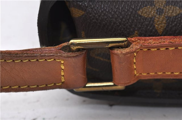 Auth Louis Vuitton Monogram Saint Cloud GM Shoulder Cross Bag M51242 LV 3704D
