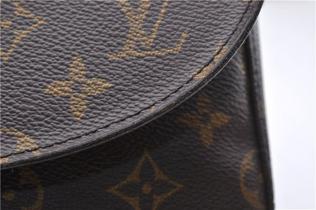 Auth Louis Vuitton Monogram Saint Cloud GM Shoulder Cross Bag M51242 LV 3704D