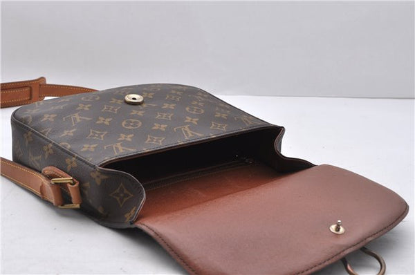 Auth Louis Vuitton Monogram Saint Cloud GM Shoulder Cross Bag M51242 LV 3704D